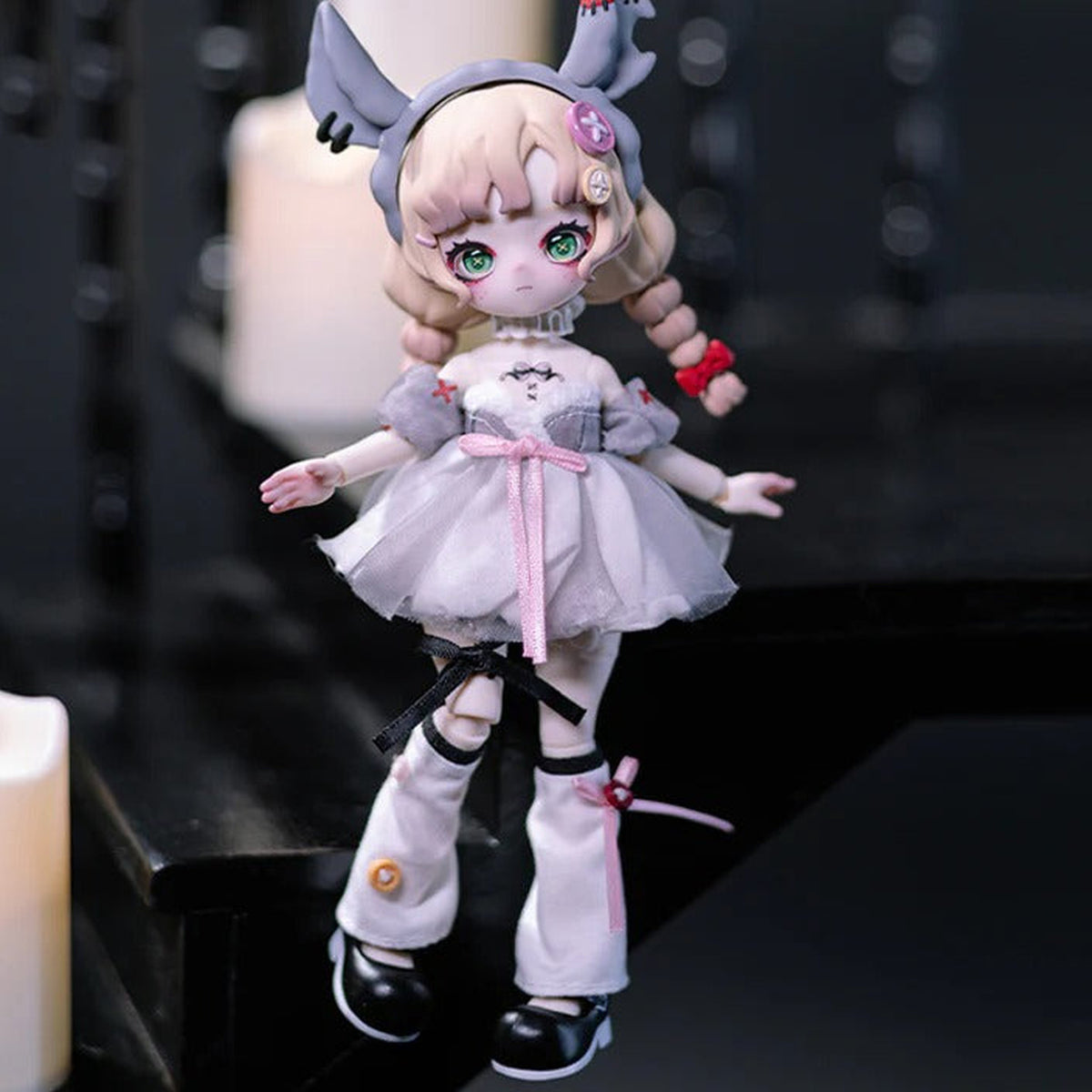 Nyssa Bizarre Nightmare Series BJD Figures, Blind Box - physical series design detail 1; pictured example is not guaranteed in a random box