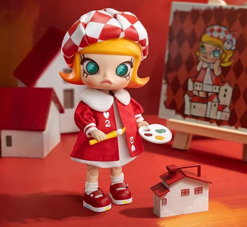 MOLLY — RED ROOFED COTTAGE original additional character context; scenery not included view