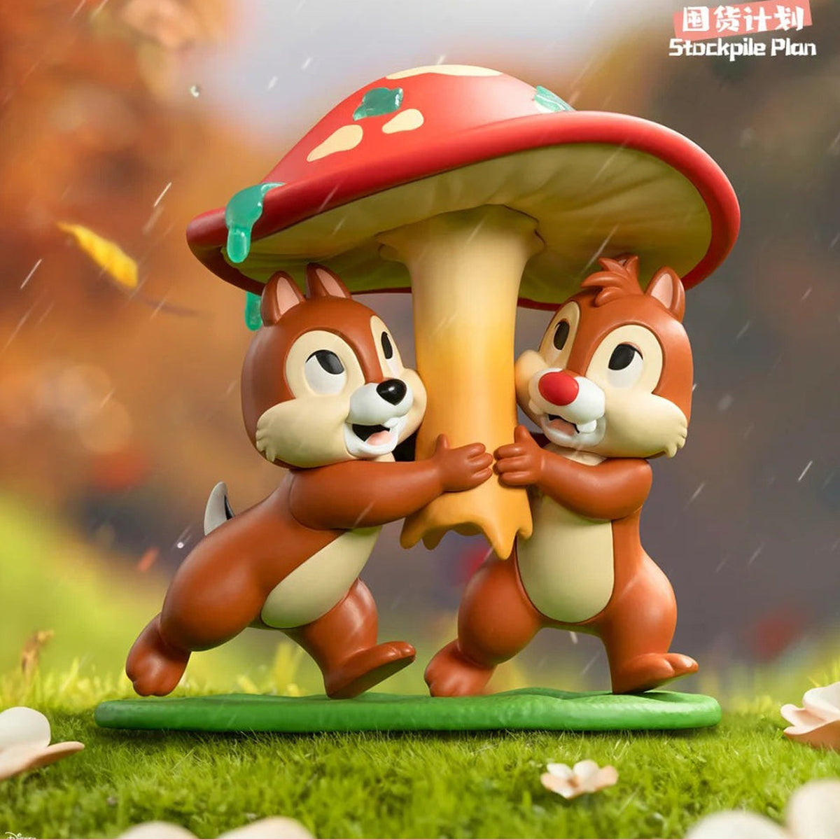 DSN Chip 'n' Dale Best Buddies Series Figures, Blind Box - Chip and Dale rain shelter boxed design example; illustrative series image, contents depend on purchase option