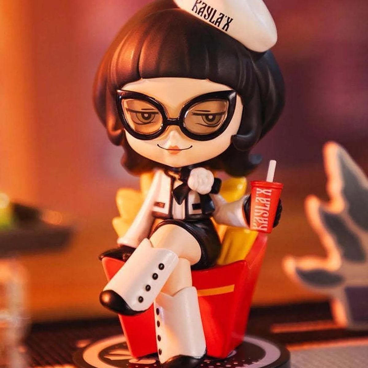 KAYLA X K-Zone Series Blind Box - Seated figure detail with upper cap cropped; random design not guaranteed