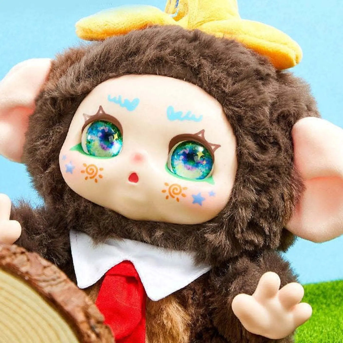 Kimmon Regain Myself Series Plush Blind Box - Brown plush face and hand detail; random design not guaranteed