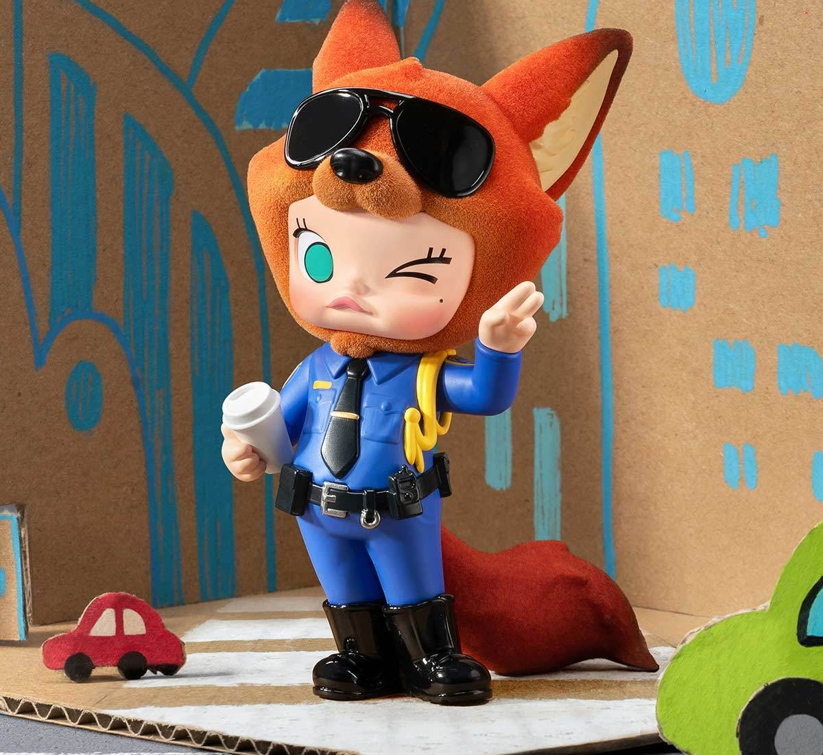 MOLLY × Zootopia Co-branded Series Figure, Blind Box — possible series design; not a confirmed purchase option