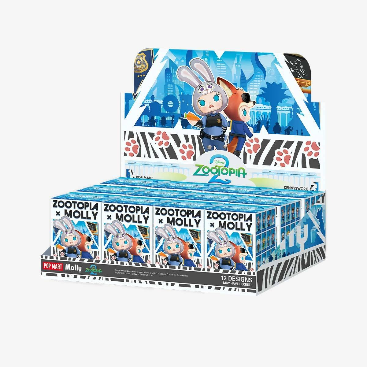 MOLLY × Zootopia Co-branded Series Figure, Blind Box — packaged set purchase unit