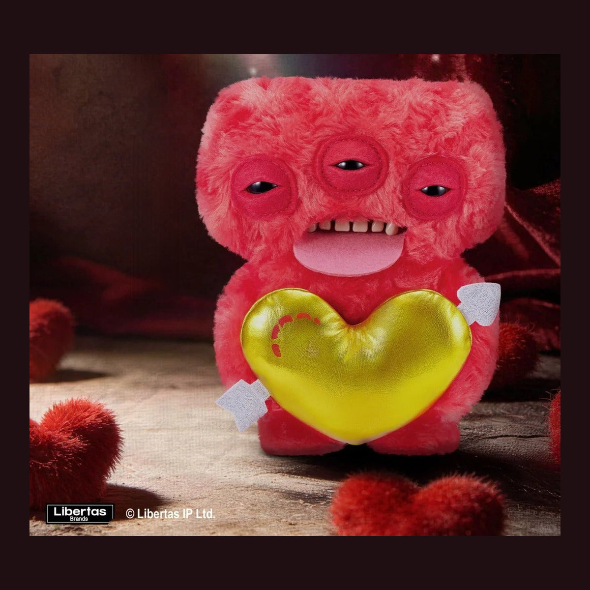 FUGG LOVE Annoyed Alien — complete red plush design and original credits