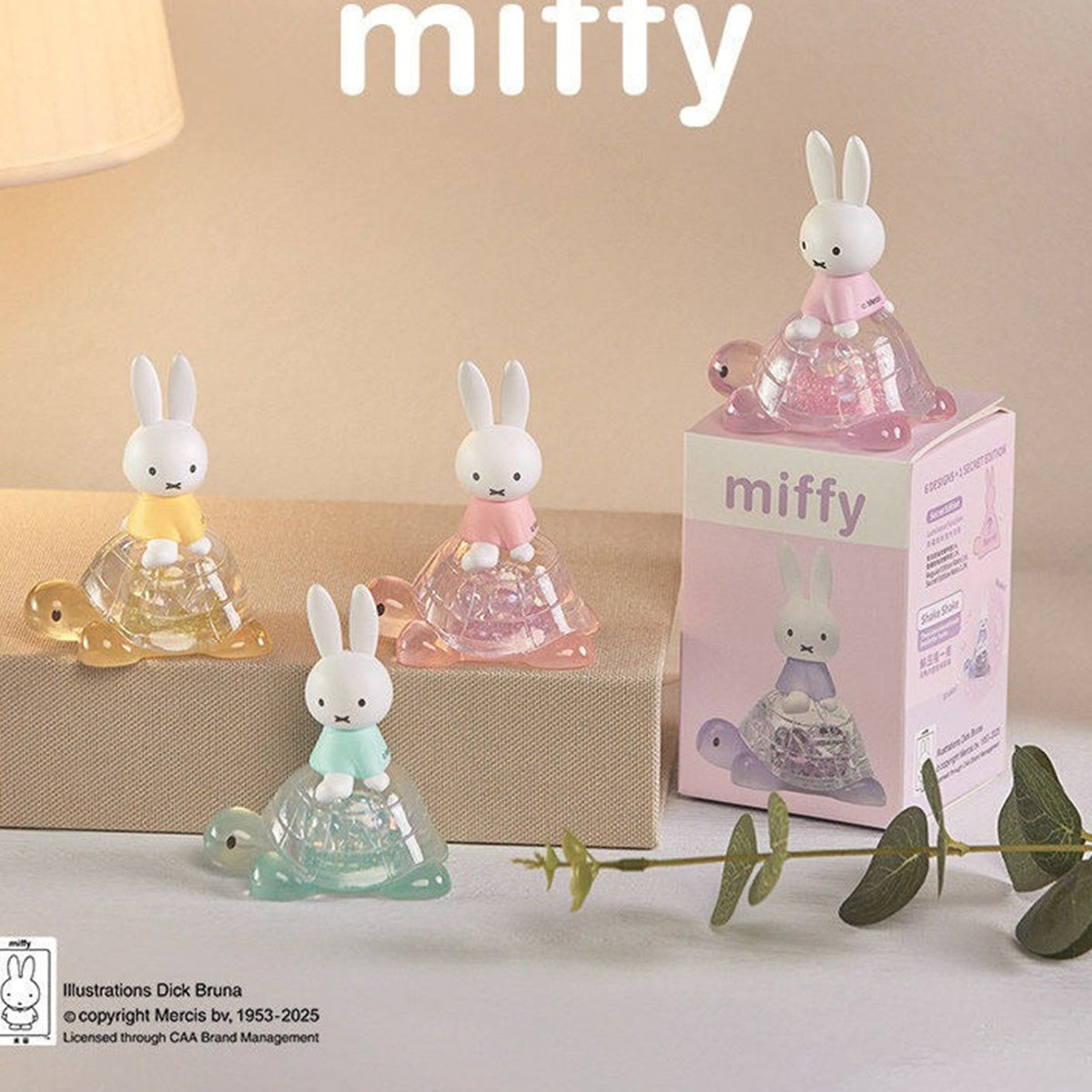 Miffy Turtle Series Figures Blind Box - Miffy Turtle figures and single box illustration; illustrative series image, contents depend on purchase option