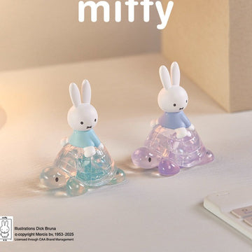 Miffy Turtle Series Figures Blind Box - Two Miffy Turtle figure design examples; illustrative series image, contents depend on purchase option