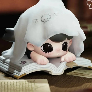 LULUMI The Rift Invitation book-reading design, face and book detail
