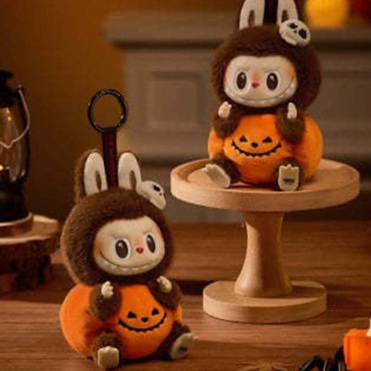 LABUBU Happy Halloween Party Series-Sitting Pumpkin Vinyl Plush Pendant — Gallery 2 | KikiBuddies