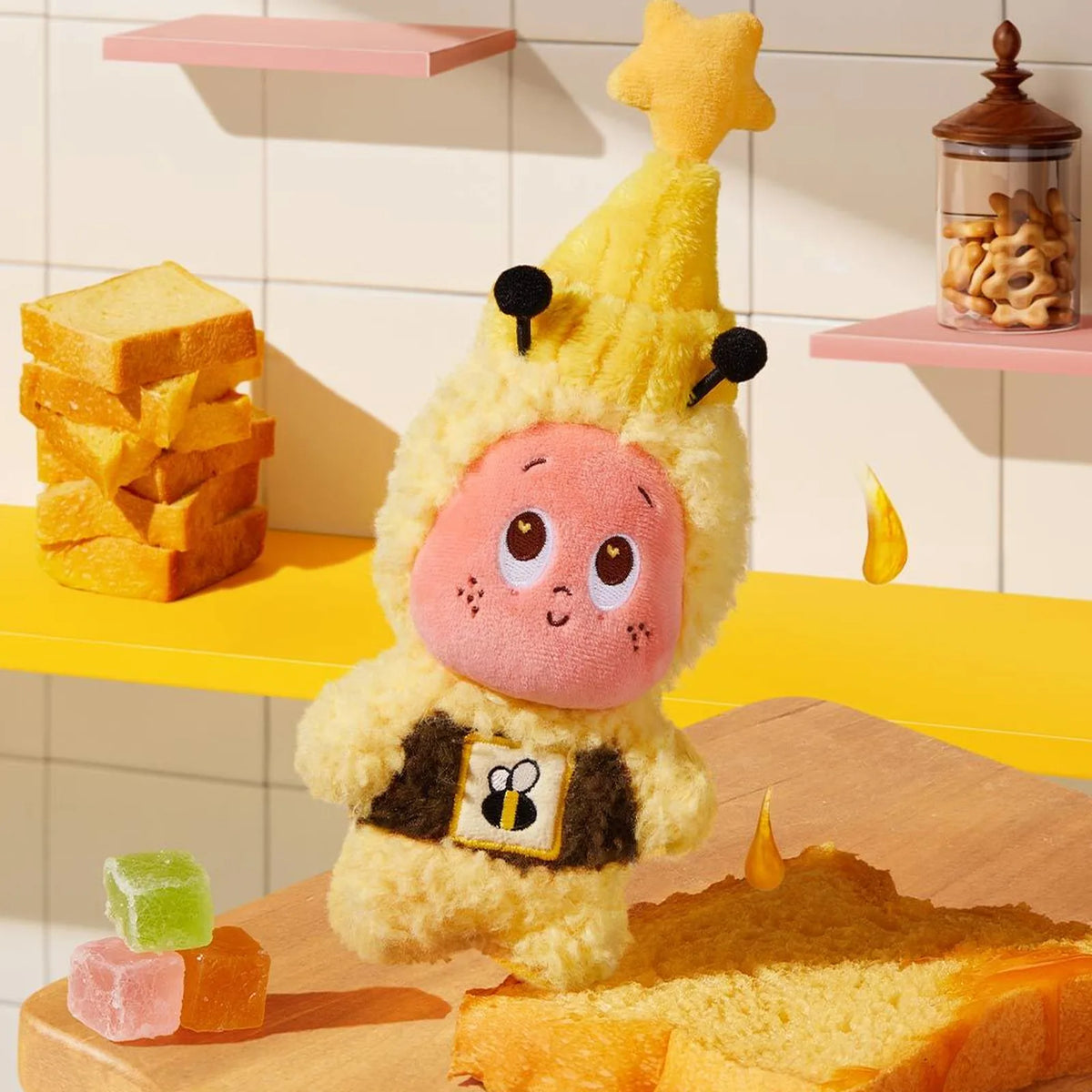 POP MART MOON GELATO Series Honey Plush Pendant - additional product view