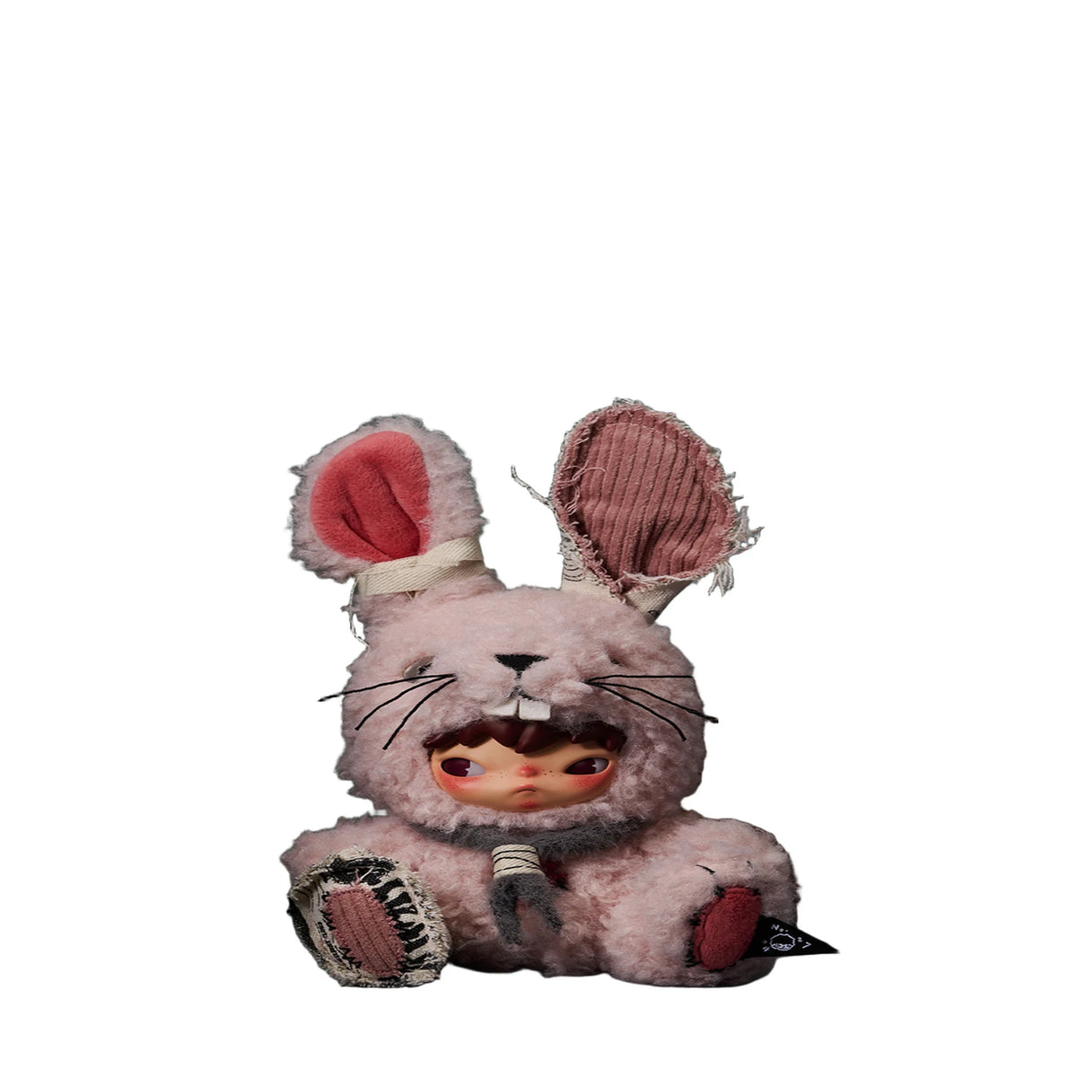 Hirono Little Hare Plush Doll Pendant — clean product detail