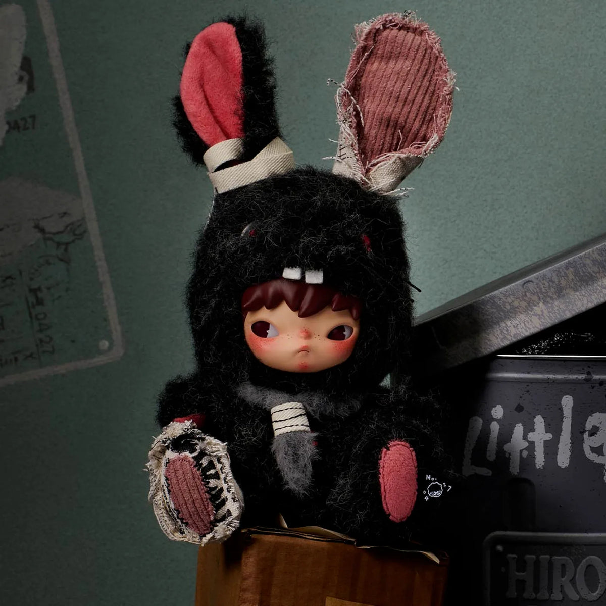 Hirono Little Hare Plush Doll Pendant — historical PASS Gallery view