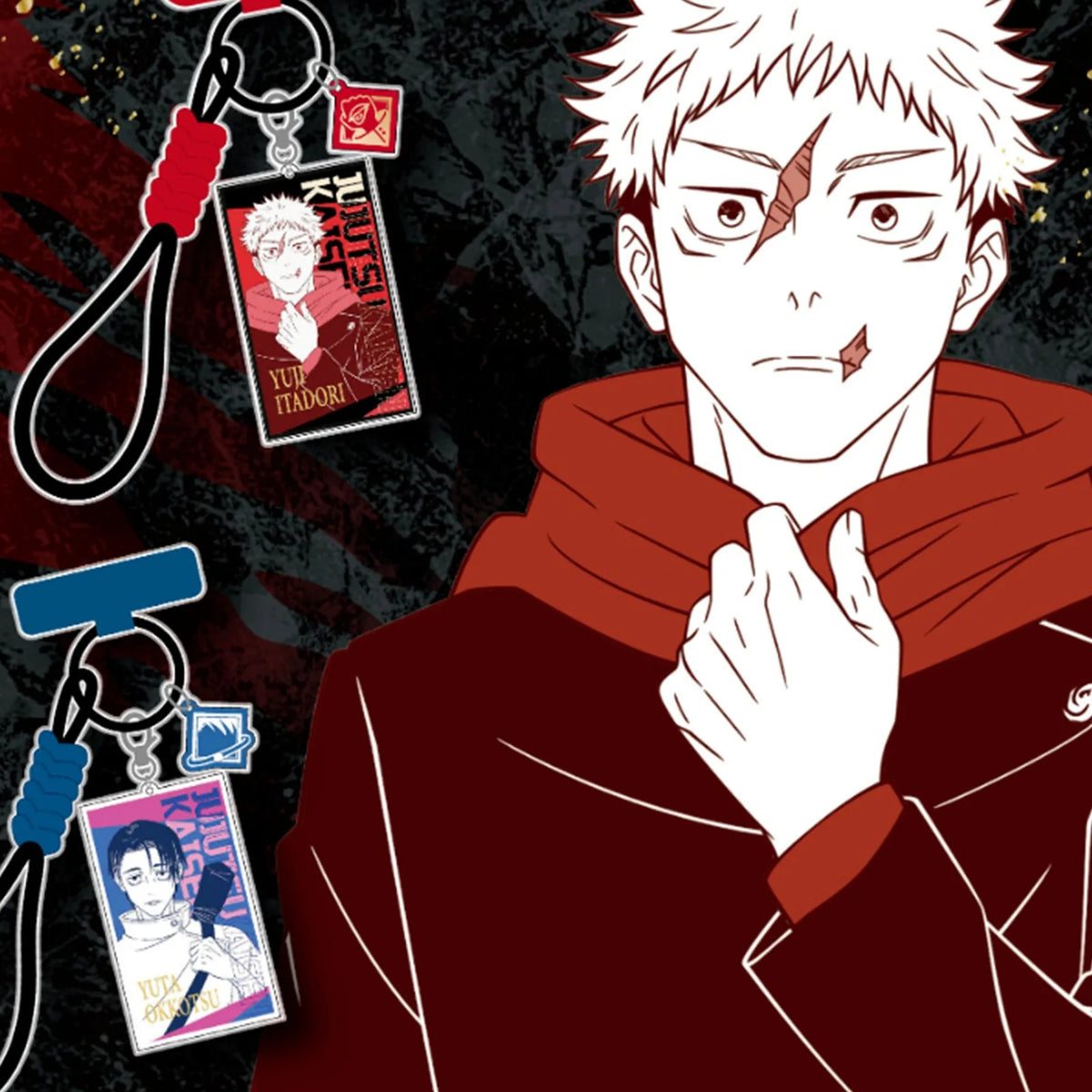 Jujutsu Kaisen Culling Game Series Phone Charm Blind Box — Character artwork and phone-charm overview; design is illustrative