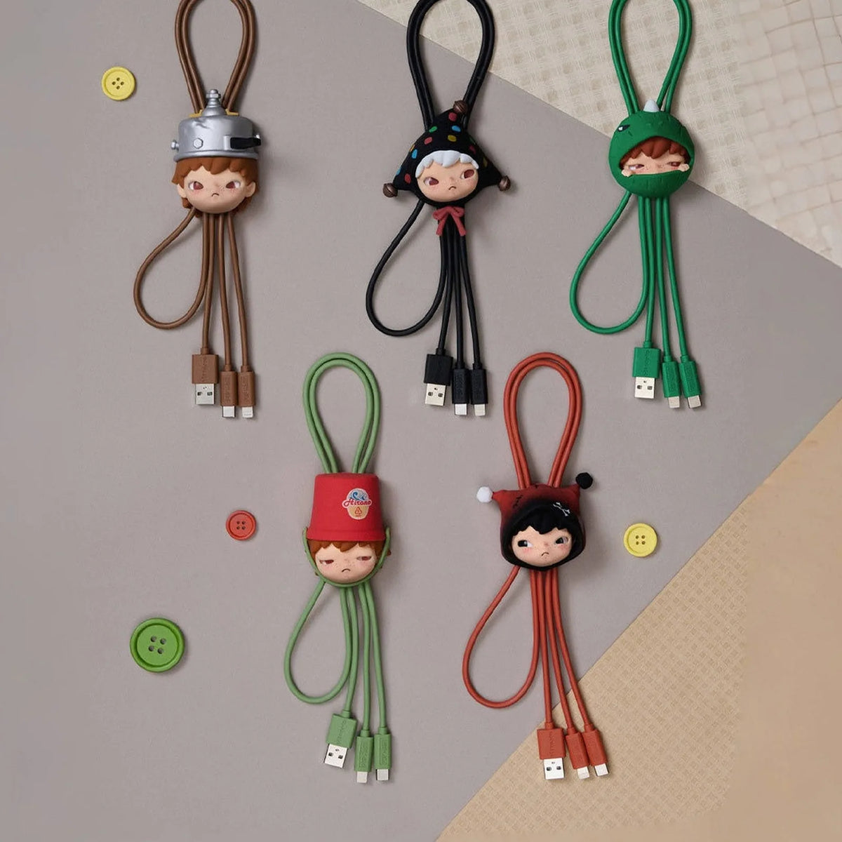 Hirono Echo Series-2 in 1 Cable Blind Box — Gallery 1 | KikiBuddies