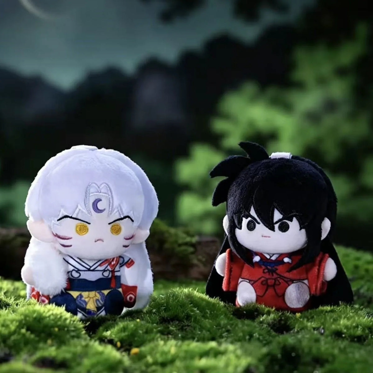 Inuyasha The Journey of Sengoku Series Finger Plush Finger Puppet Blind Box — Paired finger plush design examples; series example, not guaranteed selection