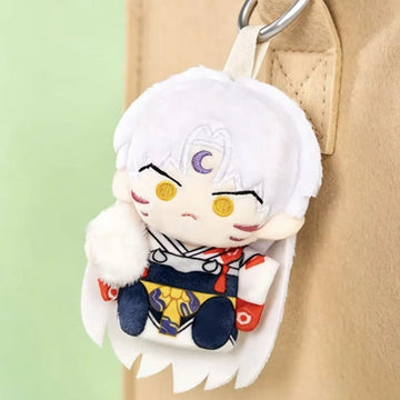 Inuyasha The Journey of Sengoku Series Finger Plush Finger Puppet Blind Box — White-haired finger plush hanging example; series example, not guaranteed selection