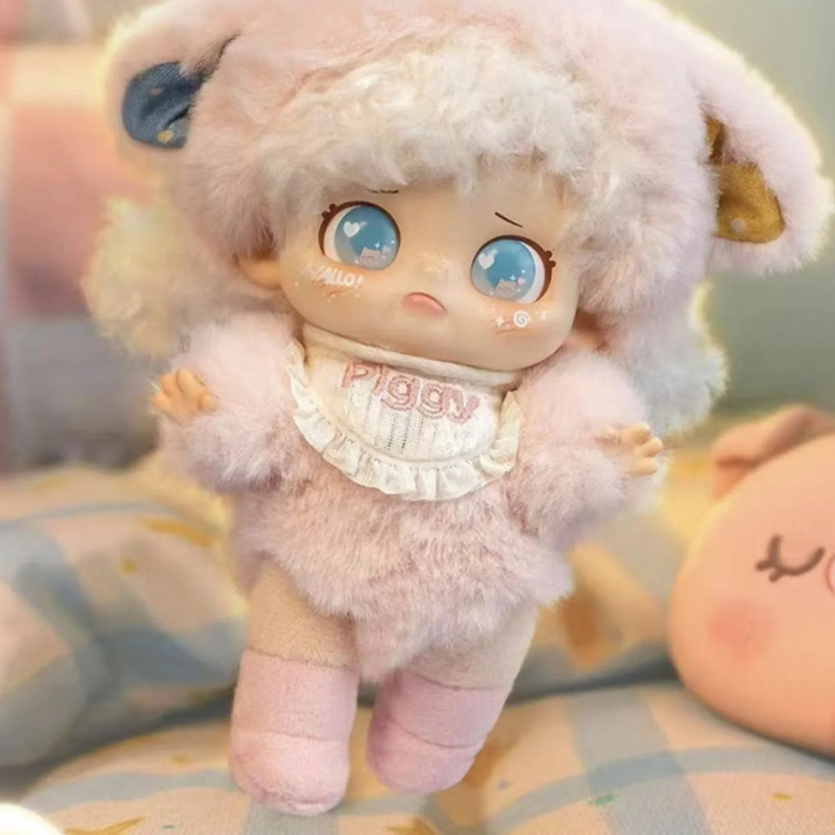 KOKOSA The Monster Inside Me Series Plush Pendant Blind Box — Pale pink costume plush example; series example, not guaranteed selection