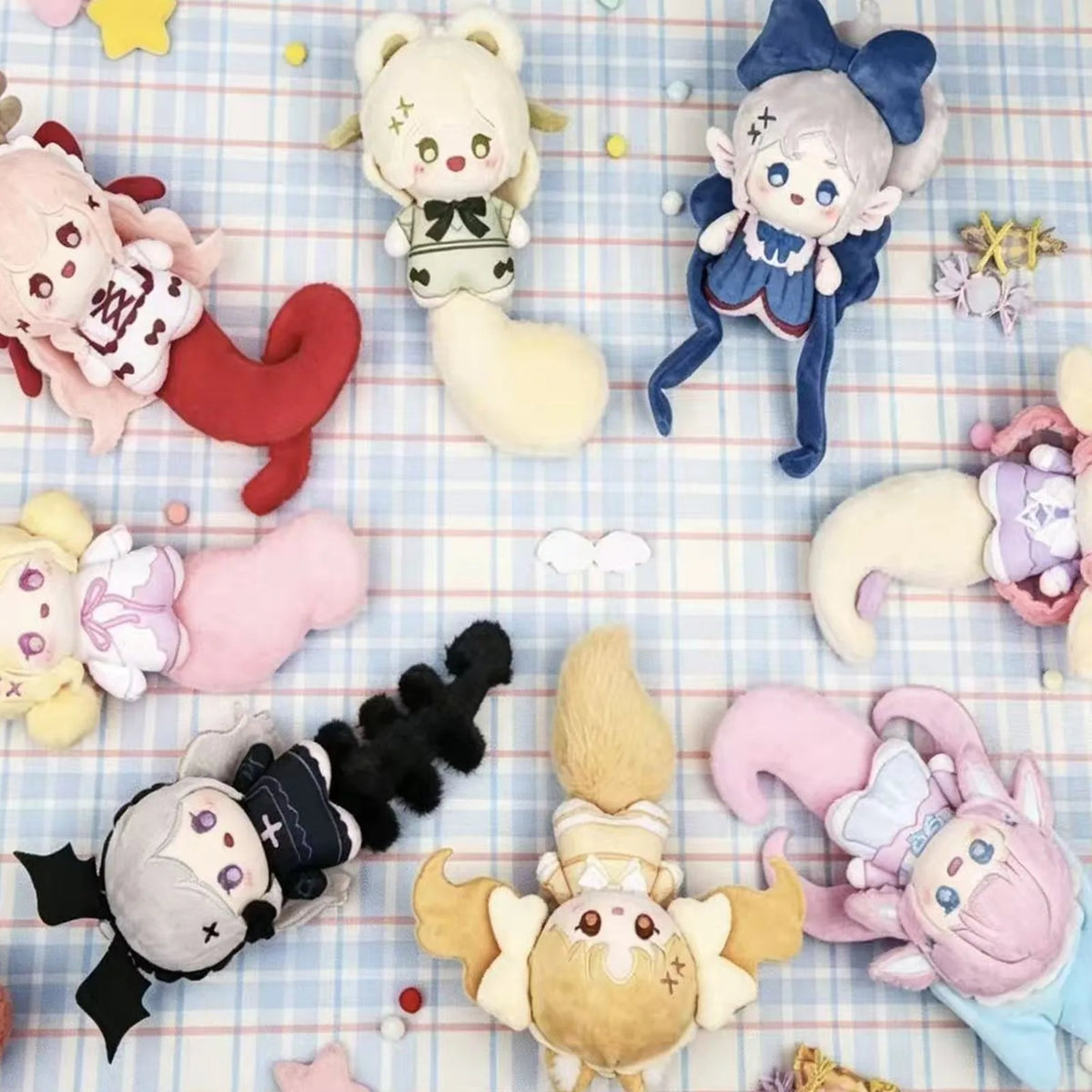 Lovely EMMA Lulubaby Series Plush Pendant Blind Box — Lulubaby group design examples; series example, not guaranteed selection