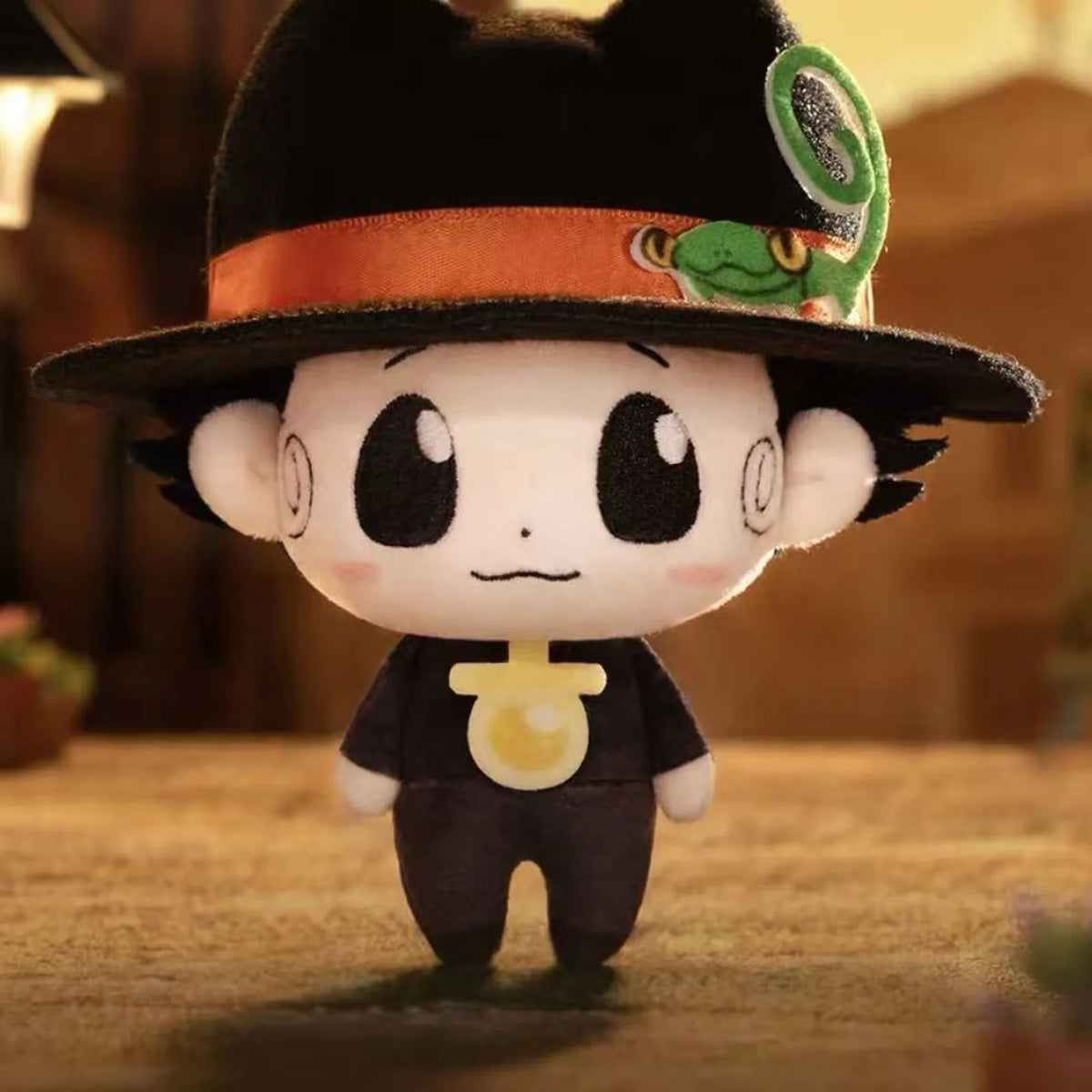 HITMAN REBORN! Versatile Reborn Series Plush Pendant Blind Box — Black outfit and hat Reborn plush example; series example, not guaranteed selection