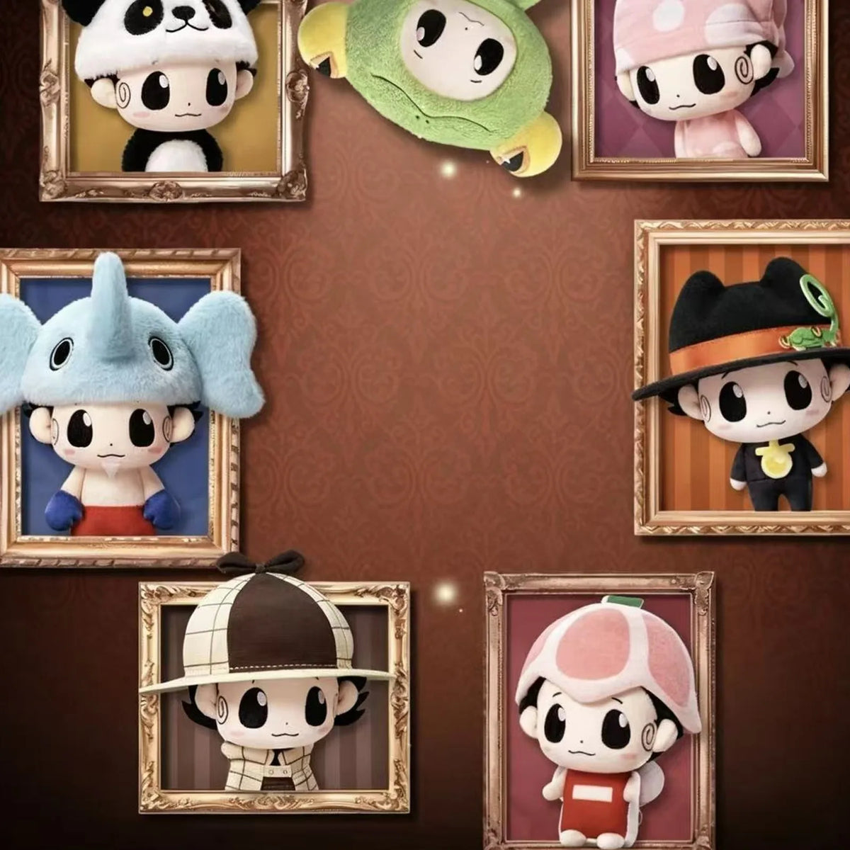 HITMAN REBORN! Versatile Reborn Series Plush Pendant Blind Box — Versatile Reborn illustrated design overview; series example, not guaranteed selection