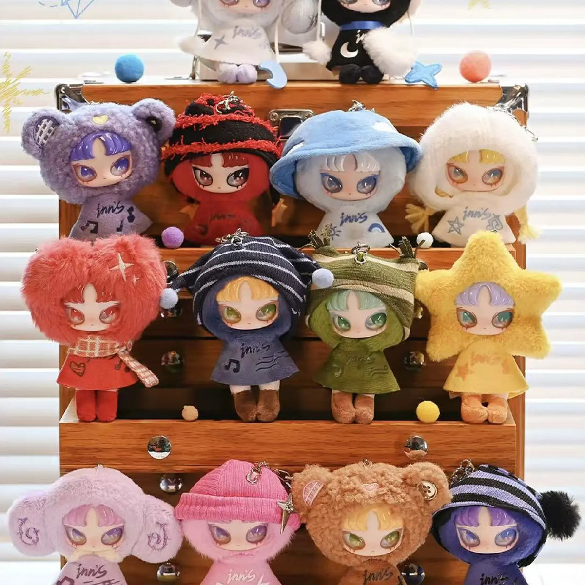 B311-06 Tiny Wish Keepers character assortment reference; mini plush pendant series design reference, random purchase does not guarantee pictured design
