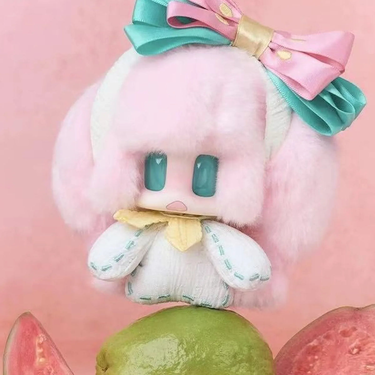 Jiangjiang's Bow Diary Series Plush Pendant Blind Box — Pink and green Bow Diary plush-pendant example