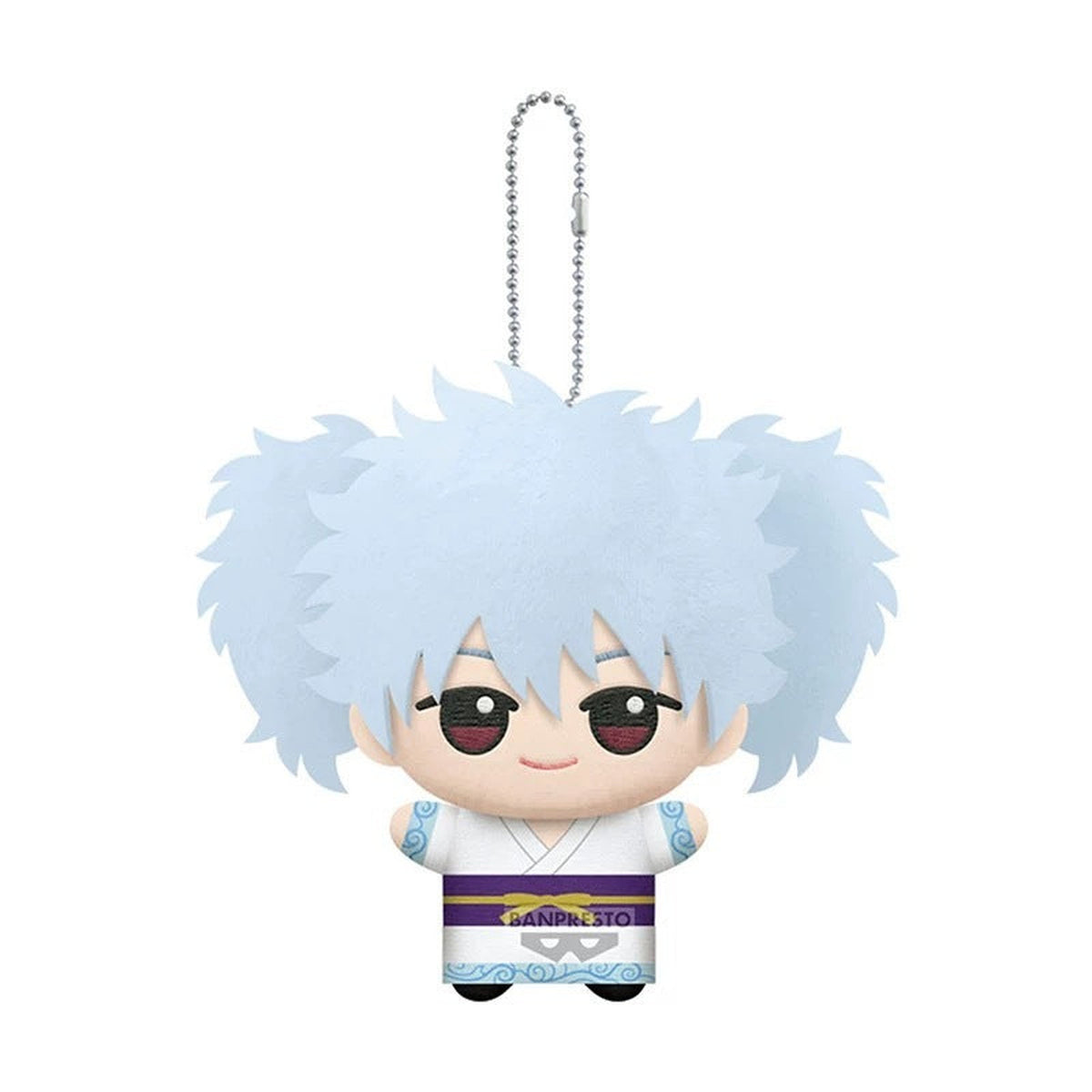 Gintama Chibi Nui Pajama Party Series Plush Pendant - Complete Gintoki Sakata pendant example; selected purchase option defines the supplied item