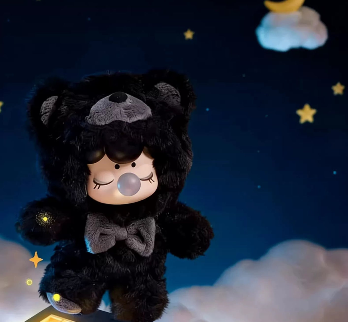 Black Confidence confirmed hidden design — complete plush pendant
