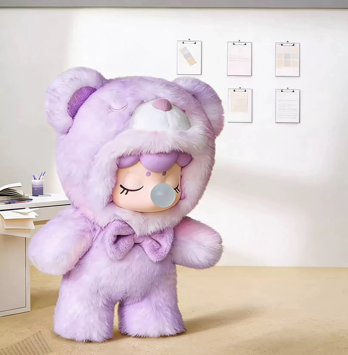 Purple Inspiration regular design — complete plush pendant