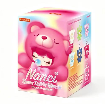 One random sealed Nanci Bear Inner World plush pendant blind box
