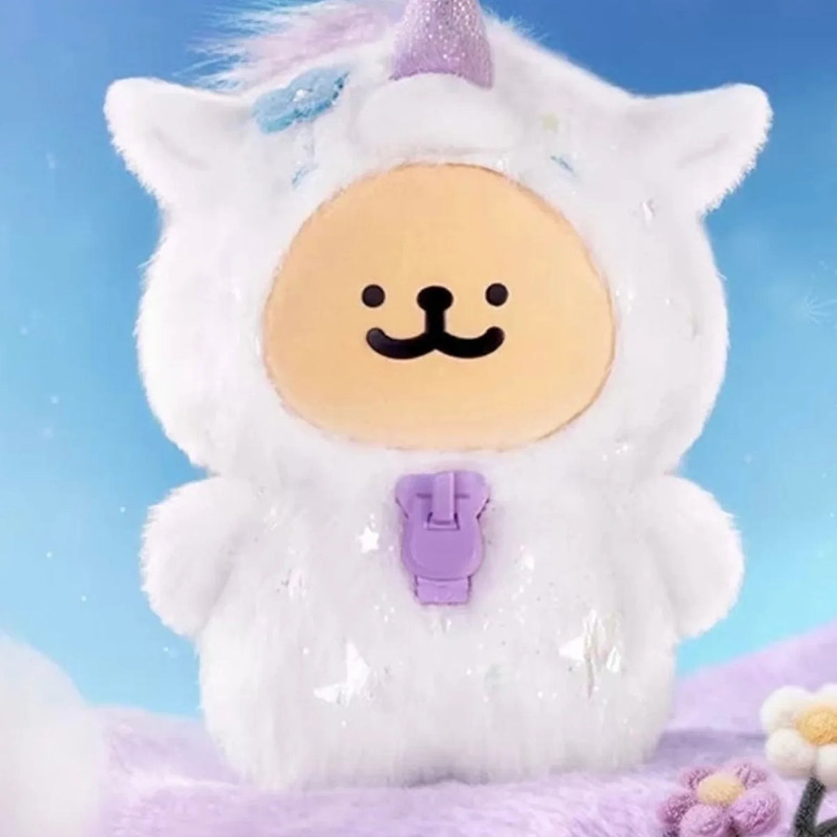 Maltese My Best Buddies white Unicorn costume plush detail; example design