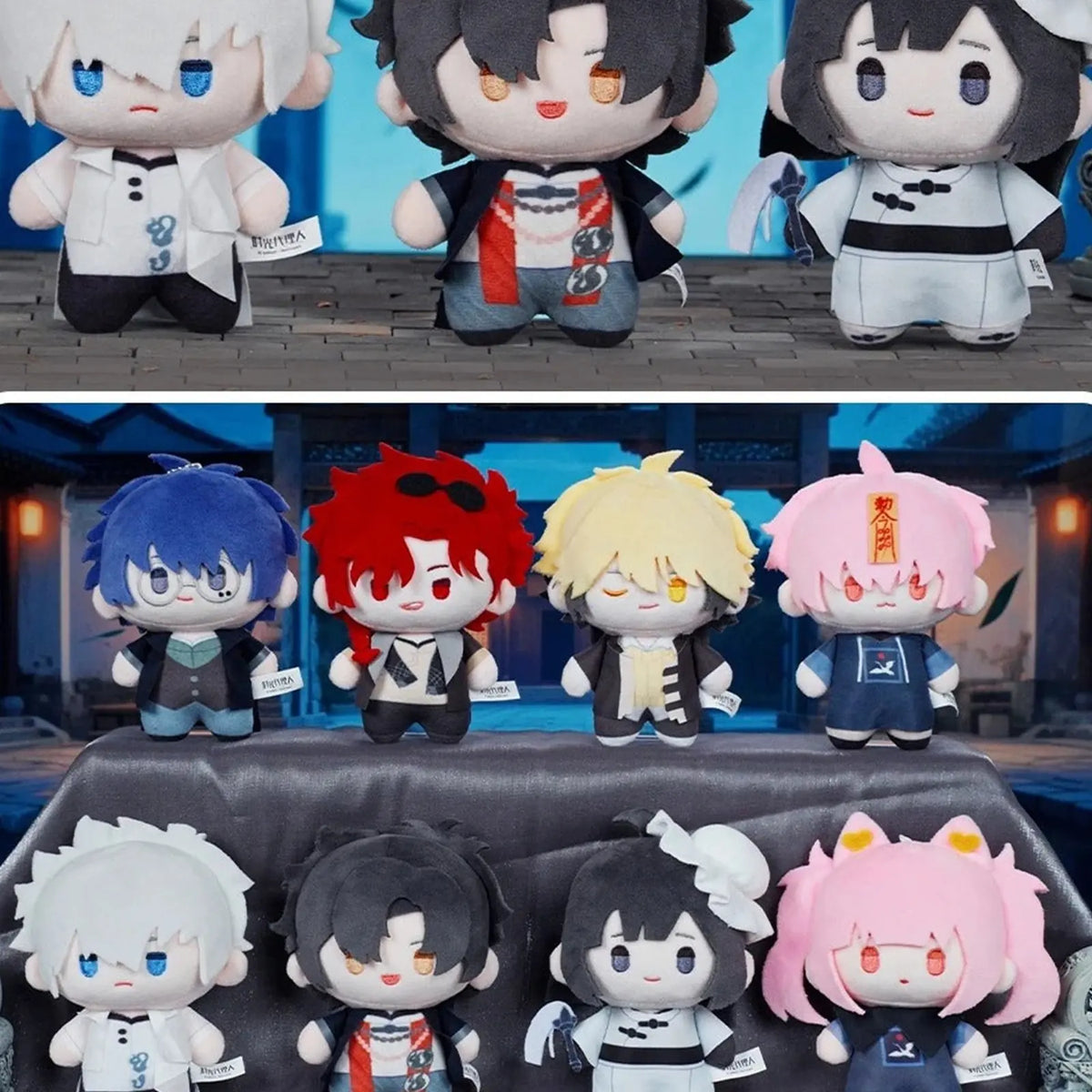 Link Click Eerie Nightfall physical plush group display montage; series reference, random purchase does not guarantee pictured designs