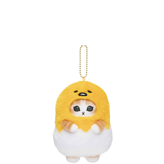 Gudetama Mofusand and Sanrio confirmed plush pendant