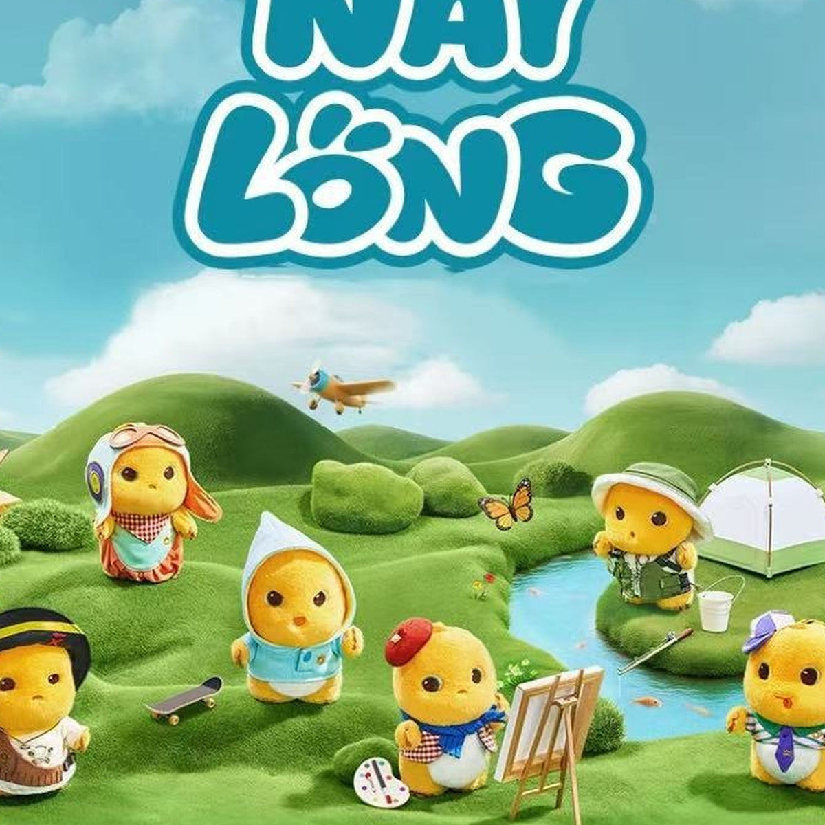 NAILOONG Where To Play With - series designs in a landscape scene | KikiBuddies