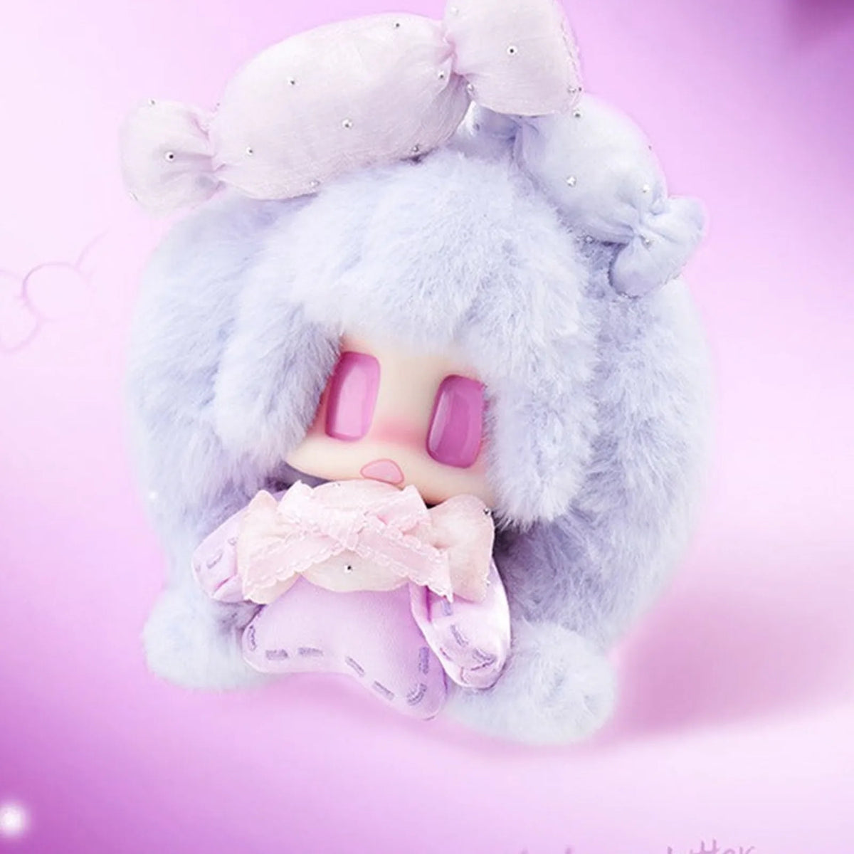 Jiangjiang Fortune Comes To You plush costume and face detail photograph; random-series example, not a confirmed selection