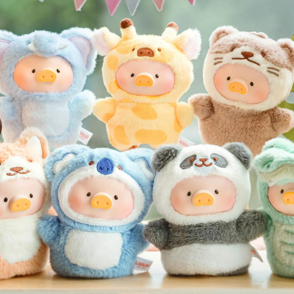 LuLu Animal Party Puppet Show animal-costume plush pendant series group