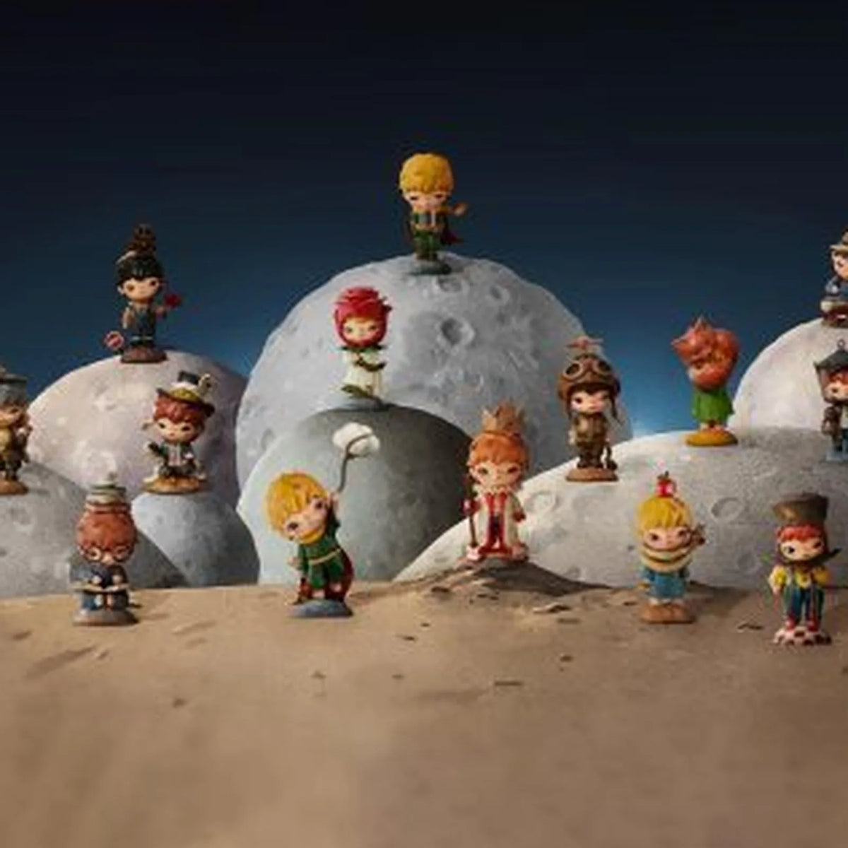 Hirono x Le Petit Prince Series PVC Figures, Blind Box — Gallery 2 | KikiBuddies