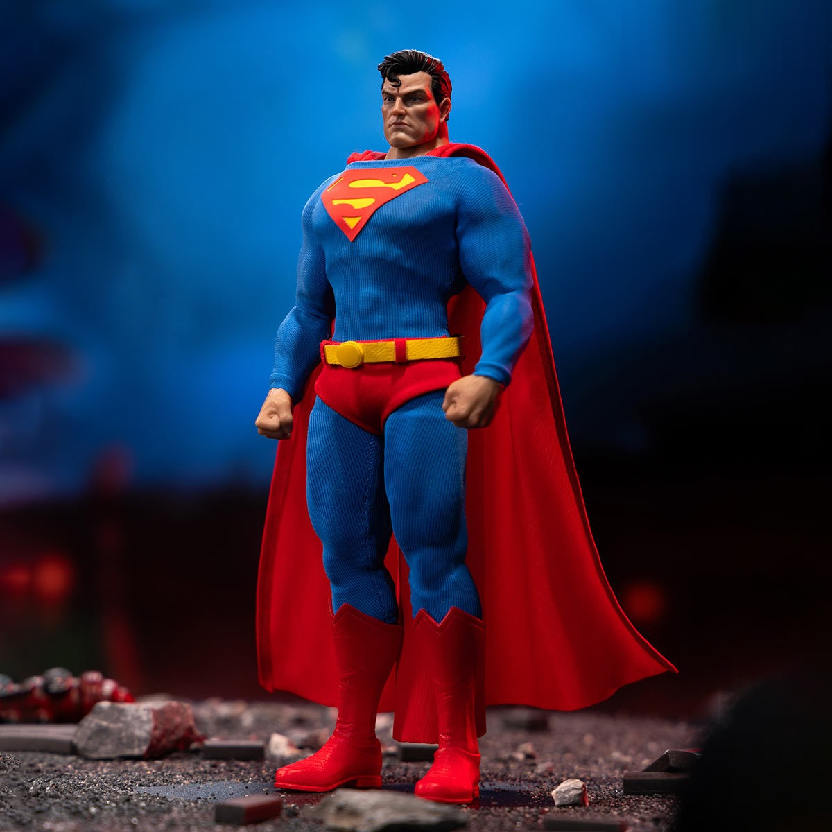 DC Batman Hush Superman — complete three-quarter standing view