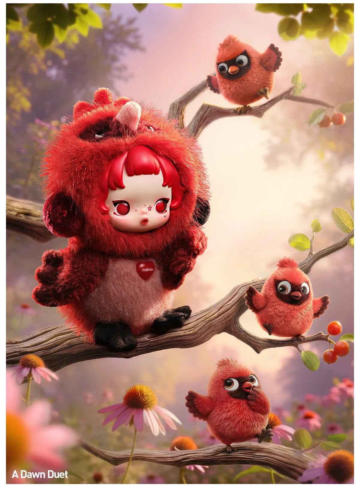 Dear Birds — A Dawn Duet original full character scene view
