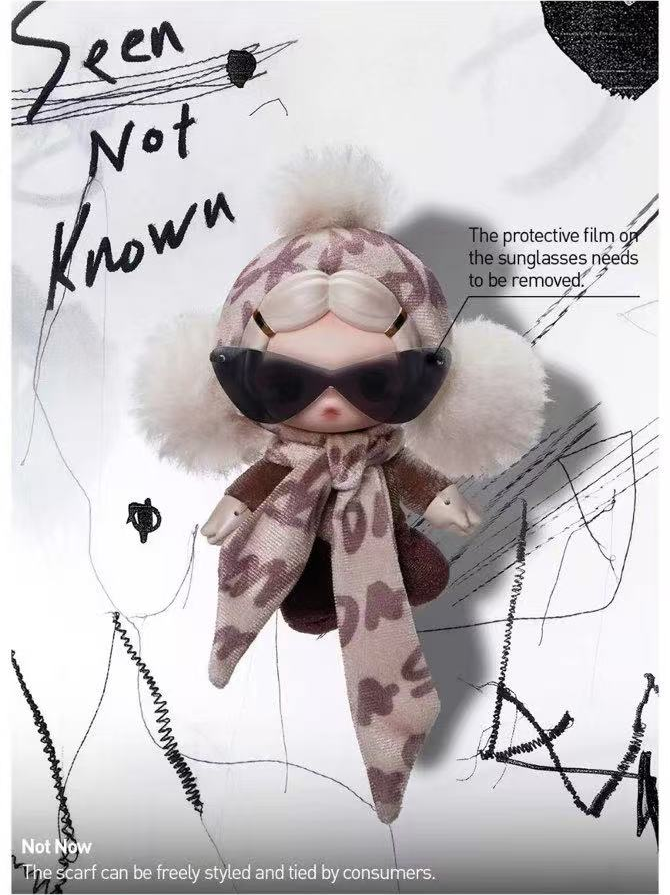 SKULLPANDA Off Mode — Not Now plush pendant; scene props not included