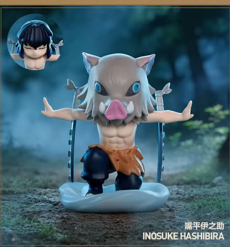 Demon Slayer Will Chapter — Inosuke, design reference; random box does not guarantee this design