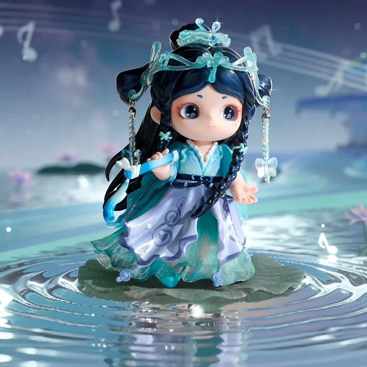Joy × Ye Luoli Dreamscape Dimension Series Figure Blind Box — Dreamscape Dimension teal-costumed figure example