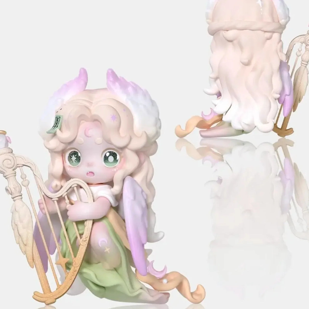 KEENO The City of Angels harp design front and rear details; series example