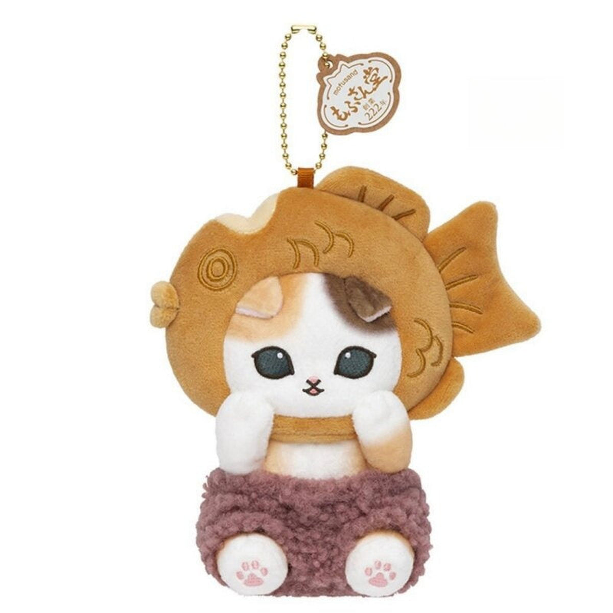 Mofusand Wagashi Nyan Series Plush Pendant - Complete Taiyaki Cat pendant; quantity follows selected option