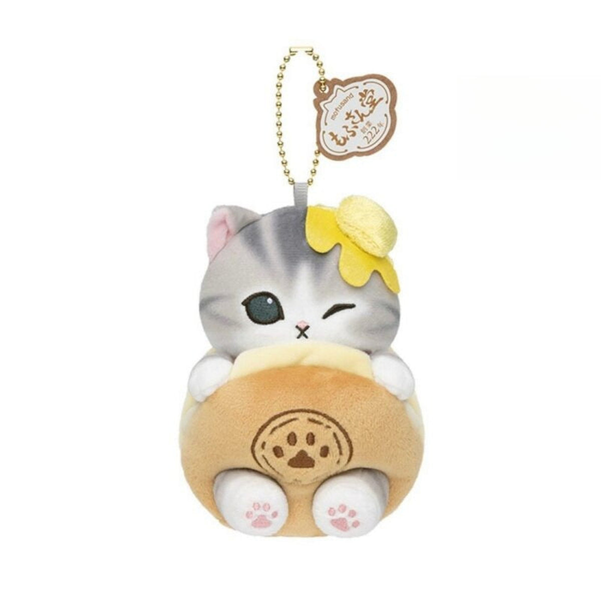 Mofusand Wagashi Nyan Series Plush Pendant - Complete Dorayaki Cat pendant; quantity follows selected option
