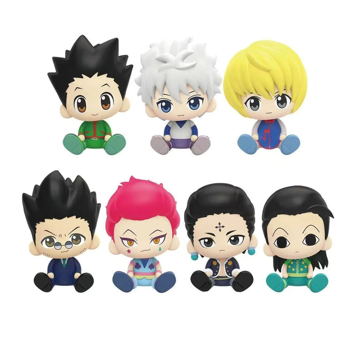 Hunter × Hunter Sit Series Figure Blind Box — Hunter x Hunter Sit Series design lineup; illustrative assortment