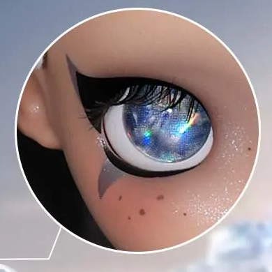 SKULLPANDA × HAMCUS — original eye detail crop