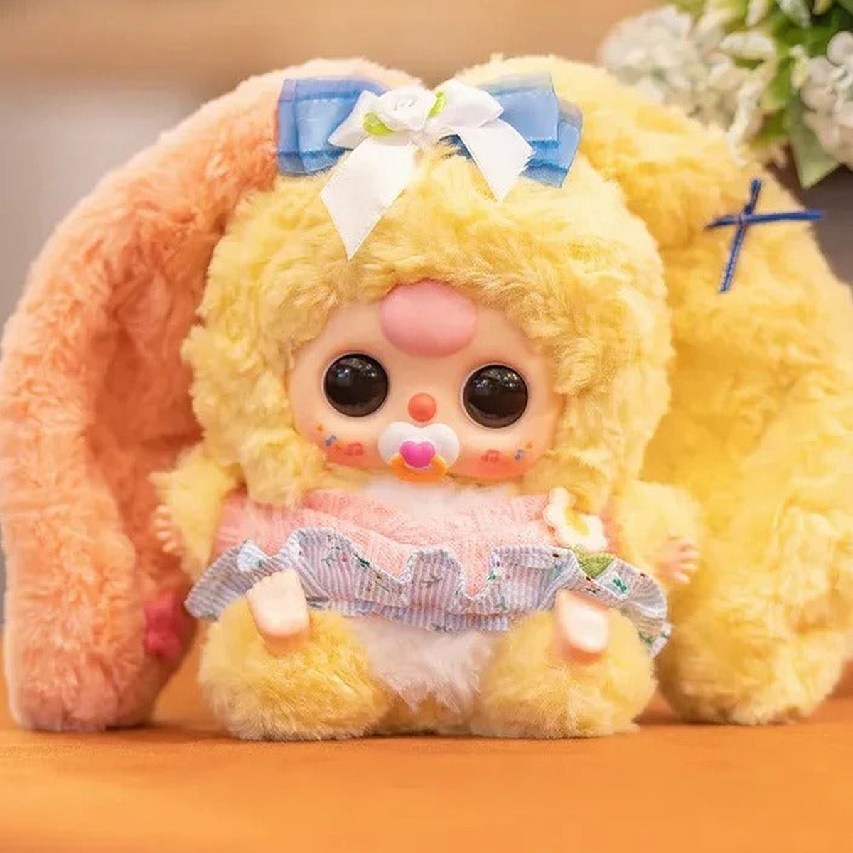 Baby Three-Lily Rabbit Town V4 Plush Dolls, Blind Box - Yellow Lily Rabbit Town V4 plush example; illustrative series image, contents depend on selected purchase option