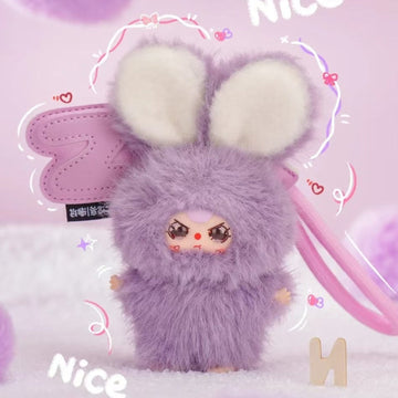 Baby Three- Super Mini Bunny Surprise Plush Series Blind Box - Purple Super Mini Bunny plush example; illustrative series image, contents depend on selected purchase option