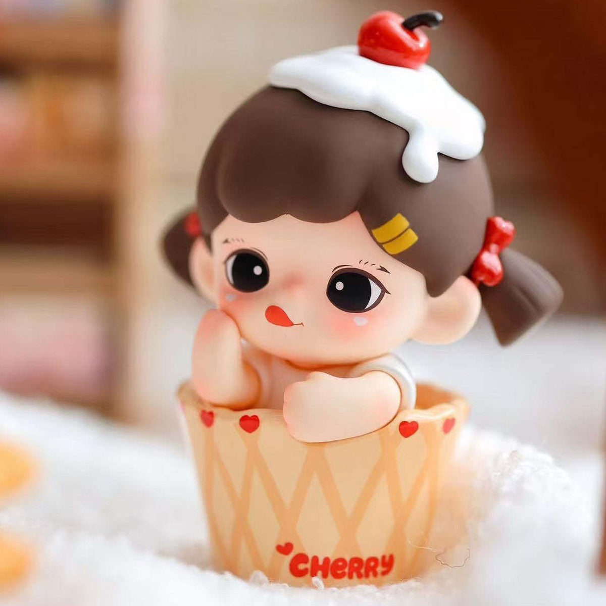 Baby Zoraa Bakery: Choco Cherry cupcake figure design