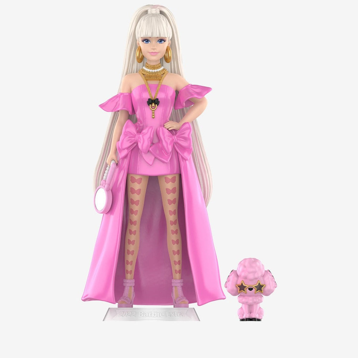 barbie classic figure blind box — barbie extra pink gown design example